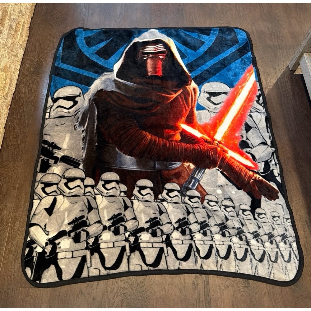 Star Wars Kylo Ren Fleece Throw Blanket‎ 40x50